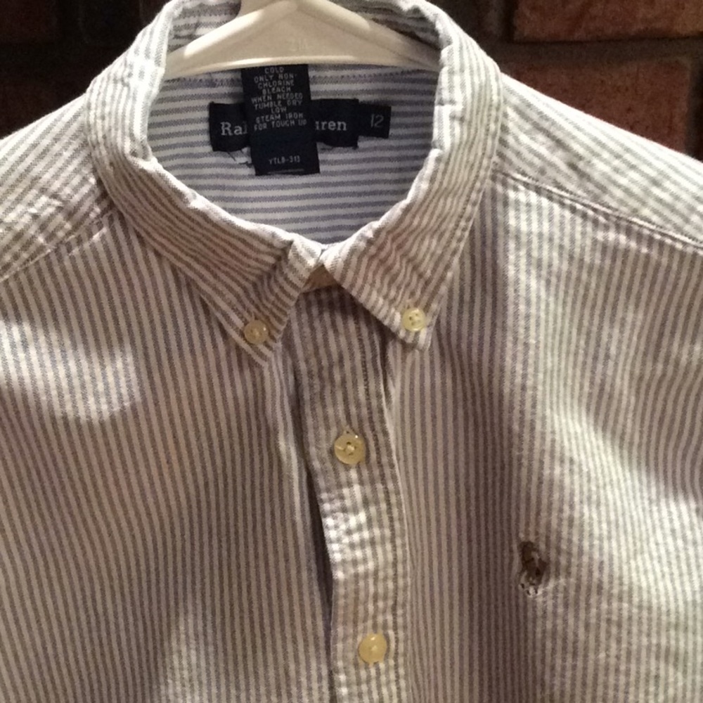BOY’S RALPH LAUREN BUTTON DOWN SHIRT